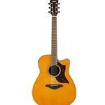 A1RVN Yamaha A1R Dreadnought Acoustic Electric Cutaway - Vintage Natural - Solid Sitka Top - Rosewood back and sides