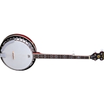 OB5AU Oscar Schmidt 5 String Banjo With Resonator - Geared 5TH Peg