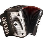 3100FB Hohner Panther Accordion - F Bb Eb - Matte Black