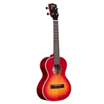 Kala Flame Maple Tenor Ukulele - Cherry Burst