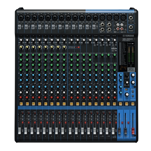 Yamaha MG20XU Non Powered Mixer - 20 Imput - Effects -Occupies 12RU - Rack Kit Included