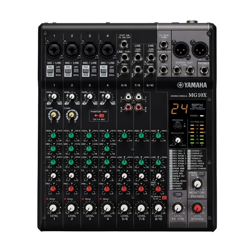 Yamaha MG10X Mixer - 10 Channel Stero Mixer - Effects