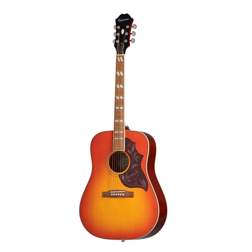 EEHBFCNH1 Epiphone Hummingbird Pro  Acoustic Electric Guitar - Faded Cherry Sunburst