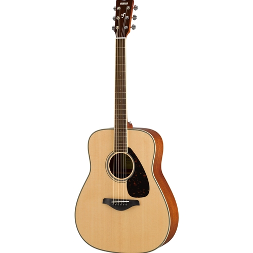 Yamaha FG820 Dreadnought Acoustic - Solid Spruce Top - Natural