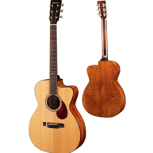 E1OMCESP Eastman E1OMCE-SP Special Thermo-Cured Sitka/Sapele OM Natural