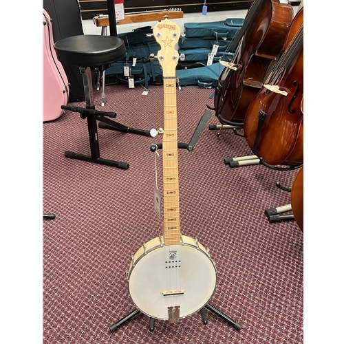 UM514101255D Used Deering Goodtime Openback Banjo with Pickup