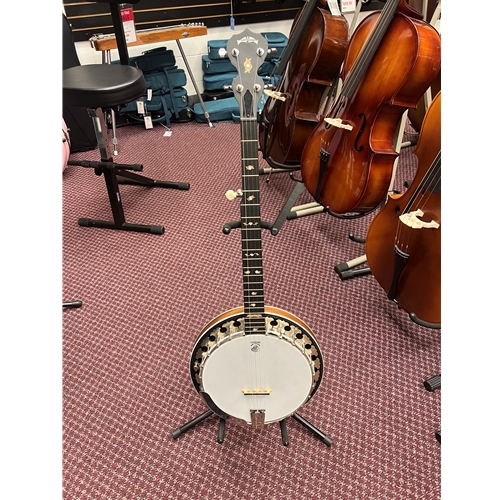 U596 Used Deering Boston Banjo with Hardcase