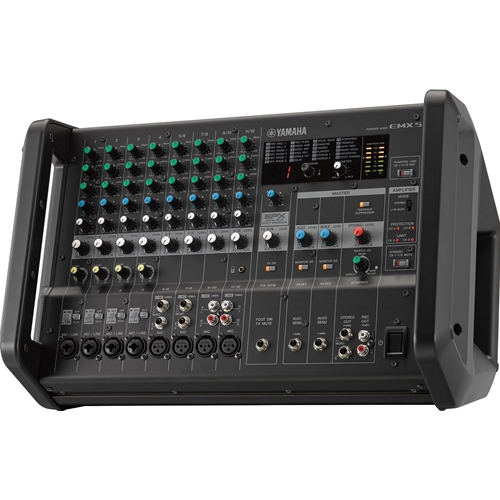 Yamaha EMX5 12-input, 1260 watts Dual 630W Powered Mixer with 8 Mic