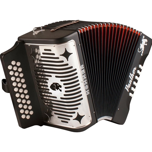 3100FB Hohner Panther Accordion - F Bb Eb - Matte Black