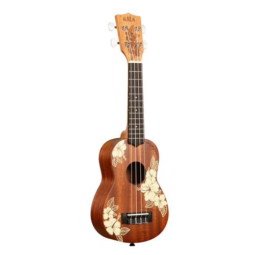 Hibiscus Mahogany Concert Ukulele w/ Bag Kala